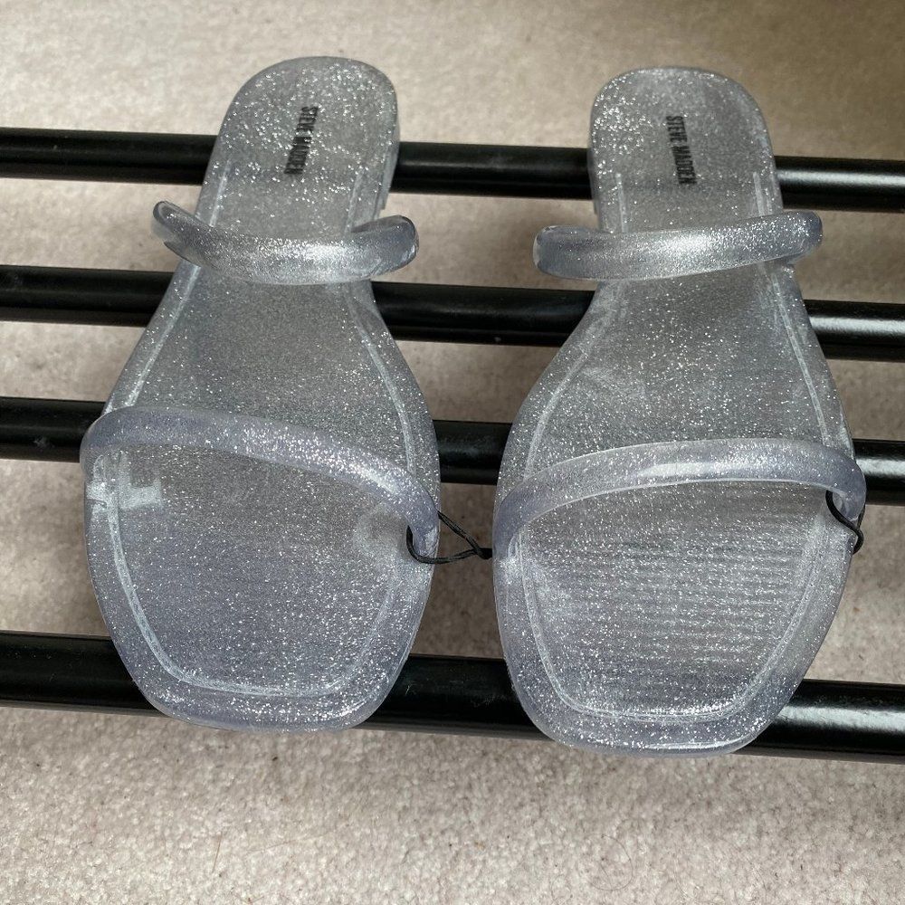 STEVE MADDEN Pike Jelly Slide Sandals - NEW NWOB